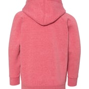 Back view of Toddler Special Blend Raglan Hooded Sweatshirt