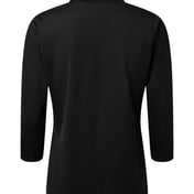 Back view of Women’s Lady Palm Three-Quarter Sleeve Polo