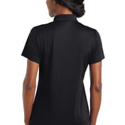Back view of Ladies Micropique Gripper Polo