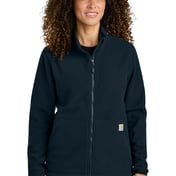 Front view of Women’s Textured Full-Zip Fleece Jacket