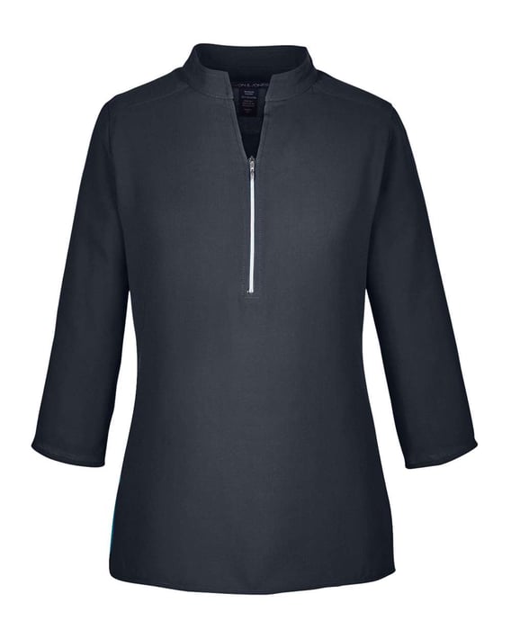 Front view of Women’s Perfect Fit™ Three-Quarter Sleeve Crepe Tunic