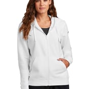Front view of Women’s Club Fleece Sleeve Swoosh Full-Zip Hoodie