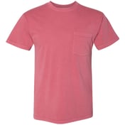 Front view of Inspired Dye Short Sleeve Pocket Crew