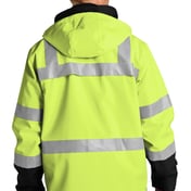 Back view of ANSI 107 Class 3 Waterproof Ripstop 3-In-1 Parka