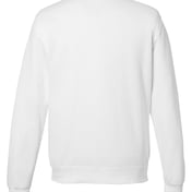 Back view of Adult 80/20 Midweight College Crewneck Sweatshirt