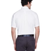 Back view of Men’s Tall Optimum Short-Sleeve Twill Shirt