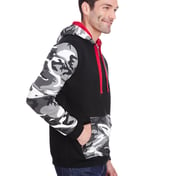 Side view of Men’s Fashion Camo Hooded Sweatshirt