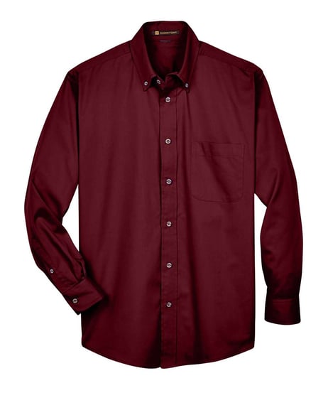 Front view of Easy Blend™ Long Sleeve Twill Shirt