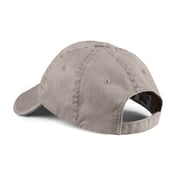 Back view of Adult Solid Low-Profile Sandwich Trim Twill Cap
