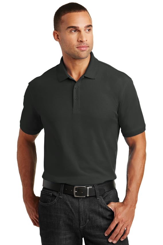 Front view of Tall Core Classic Pique Polo