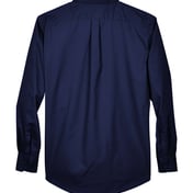 Back view of Tall Operate Long Sleeve Twill Dress Shirt