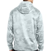 Back view of Sport-Wick&reg; CamoHex Fleece Hooded Pullover