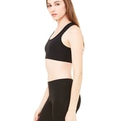 Side view of Ladies’ Nylon/Spandex Sports Bra