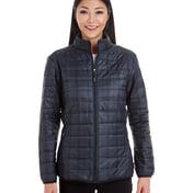 Front view of Ladies’ Portal Interactive Printed Packable Puffer Jacket