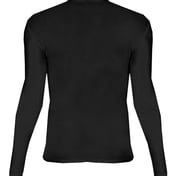 Back view of Youth Pro-Compression Long Sleeve T-Shirt