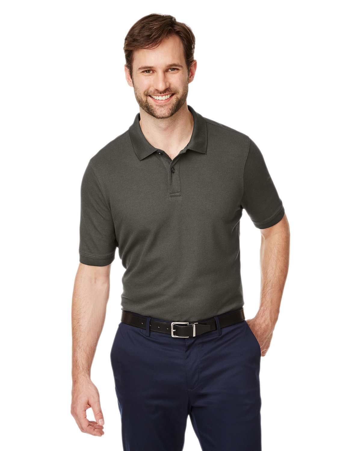 Front view of New Classics® Men’s Performance Polo