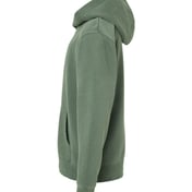 Side view of Youth Midweight Pigment-Dyed Hooded Sweatshirt