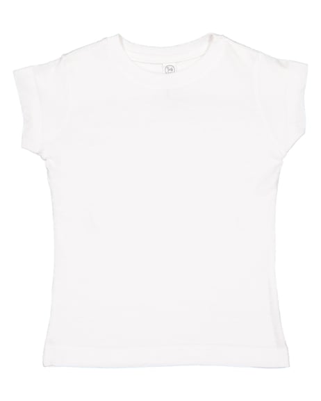 Frontview ofToddler Girls’ Fine Jersey T-Shirt