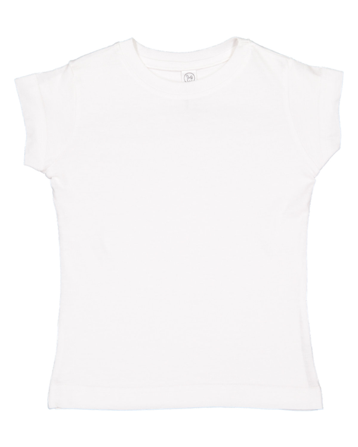 Front view of Toddler Girls’ Fine Jersey T-Shirt