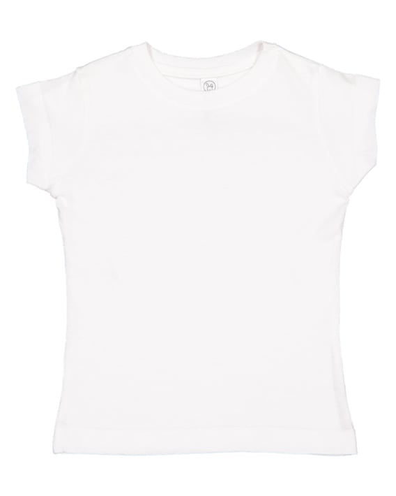 Front view of Toddler Girls’ Fine Jersey T-Shirt