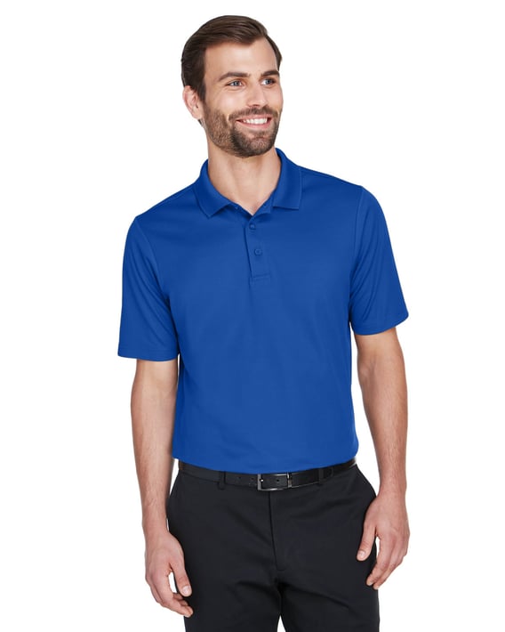 Front view of CrownLux Performance® Tall Plaited Polo