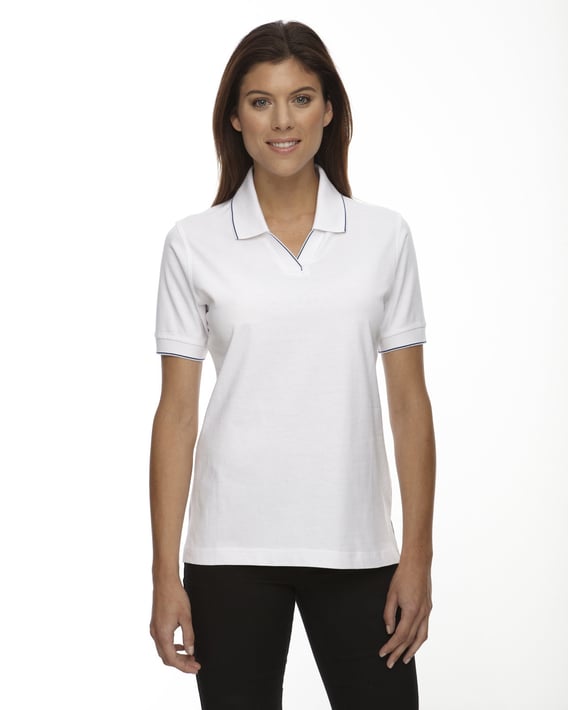 Front view of Ladies’ Cotton Jersey Polo