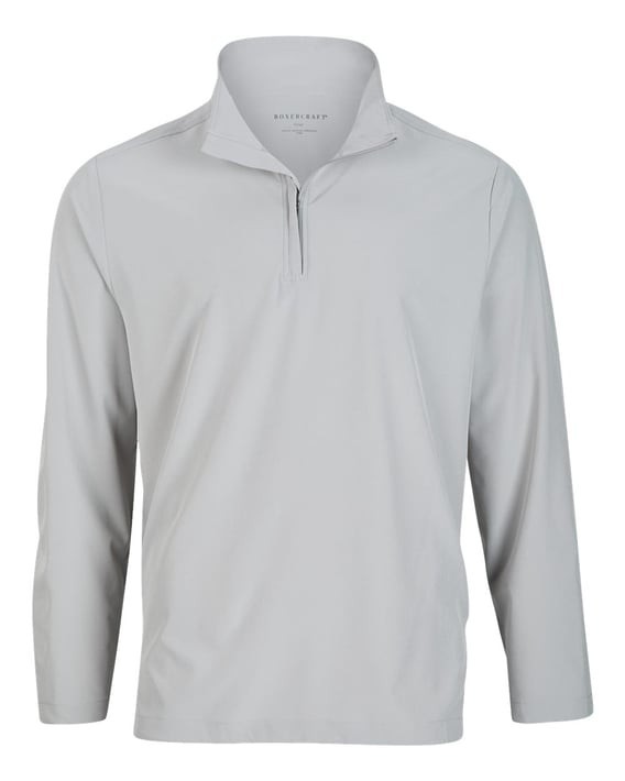 Front view of Quarter-Zip Stretch Pullover