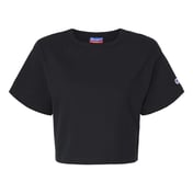 Front view of Women’s Heritage Jersey Crop T-Shirt