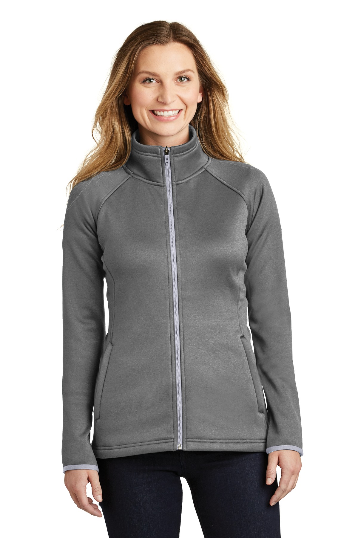 Front view of Ladies Canyon Flats Stretch Fleece Jacket