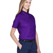 Side view of Women’s Optimum Short Sleeve Twill Shirt