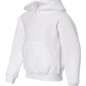 Side view of NuBlend® Youth Hooded Sweatshirt