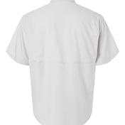 Back view of Hatteras Performance Short Sleeve Fishing Shirt