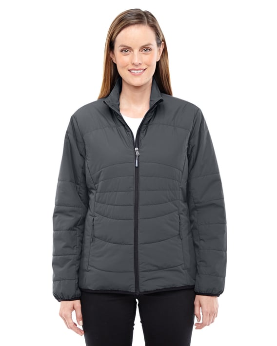 Front view of Ladies’ Resolve Interactive Insulated Packable Jacket