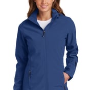 Front view of Women’s Hooded Soft Shell Parka