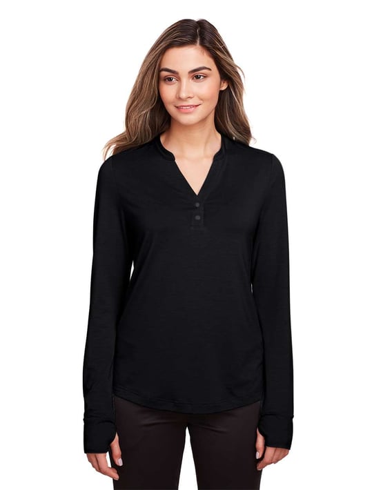 Front view of Women’s JAQ Snap-Up Stretch Performance Pullover