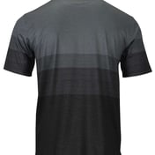 Back view of Belmont Sublimated Heathered Polo