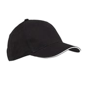 Front view of Brushed Twill Sandwich Cap