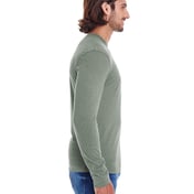 Side view of Men’s Heather Sueded Long-Sleeve Jersey