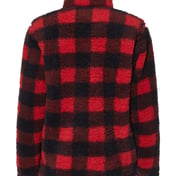 Back view of Women’s Epic Sherpa Quarter-Zip Pullover