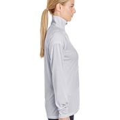 Side view of Ladies’ Tech Stripe Quarter Zip