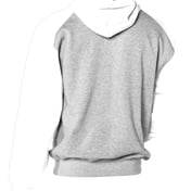 Back view of Youth Sport Athletic Fleece Hooded Sweatshirt