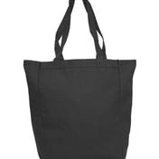 Front view of Allison Cotton Canvas Tote