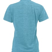 Back view of Women’s Dakota Striated Heather Polo