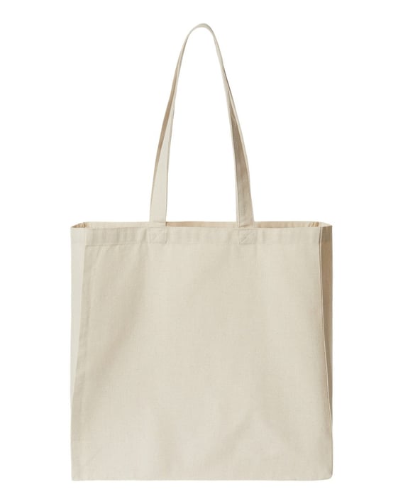Front view of Isabella Midweight Recycled Canvas Tote