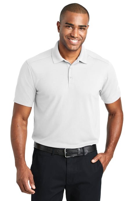 Front view of EZPerformance Pique Polo