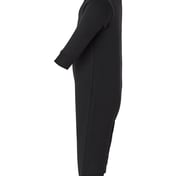 Side view of Infant Fleece One-Piece