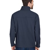 Back view of Adult Ripstop Soft Shell Jacket With Cadet Collar
