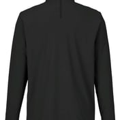 Back view of CrownLux Performance® Windsor Welded Quarter-Zip Pullover