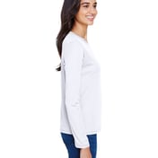 Side view of Ladies’ Long Sleeve Cooling Performance Crew Shirt