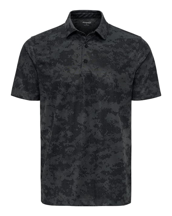 Front view of Monterey Printed Polo